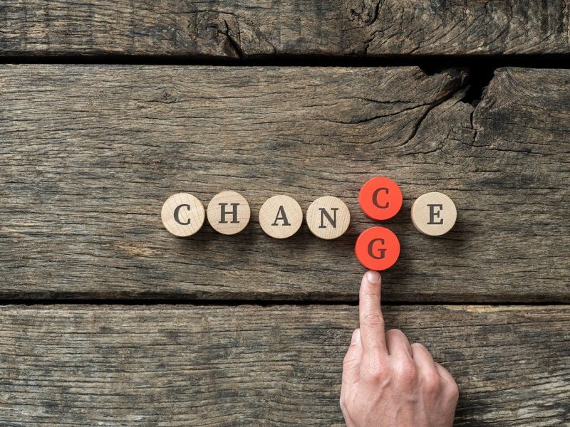 Changing the word Chance into Change