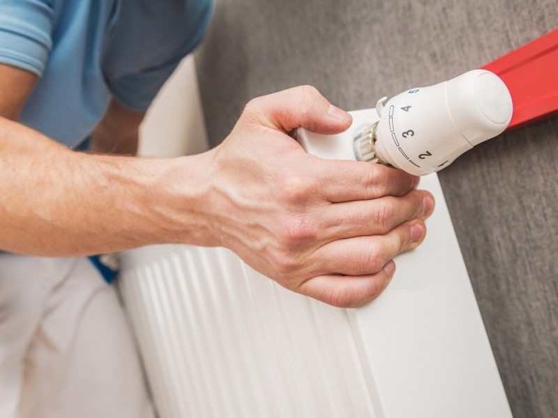 Residential Heating Radiator Installation and Adjustment